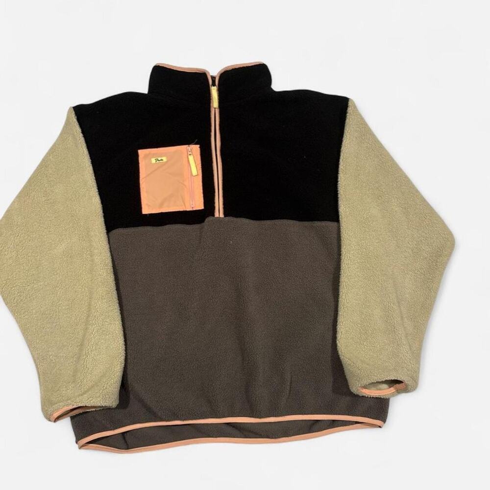 Duvin colorblock fleece quarter zip